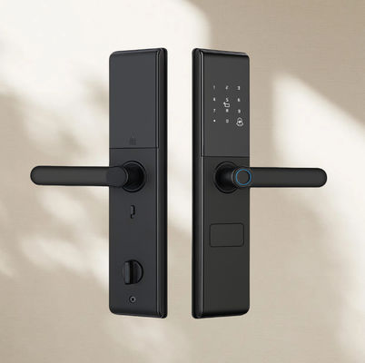 Qleung S829 Tuya Wifi Remote Control Fingerprint Code Card Keyless Security Smart Home Door Lock For Home Hotel