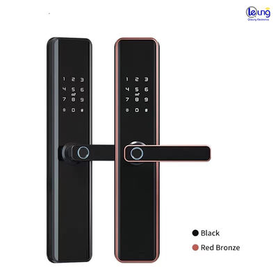 QLEUNG S818 Smart Wifi Door Lock with Fingerprint Password Card Access