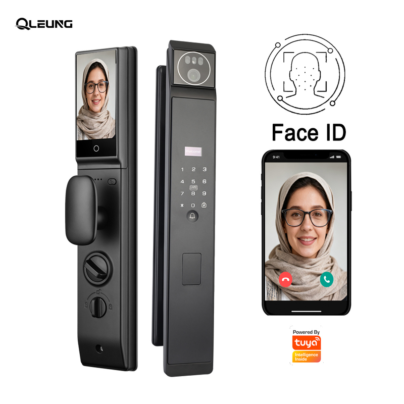 Qleung S940max Smart Door Lock with 6068*24*240mm Mortise 5.5kg Weight and 40-110mm Door Thickness