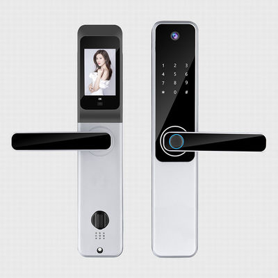 Aluminium Tuya Smart Fingerprint Lock Schwarz Hotelzimmer Elektronische Türschlösser