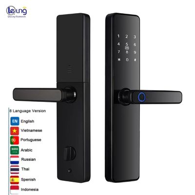 Smart Home Türschloss Zinklegierung S819 Fingerabdruck Türschloss 8 Sprache Tuya Türschloss Wifi TTlock