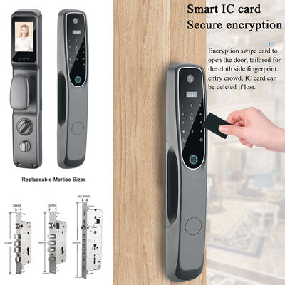 Tuya Apartment Smart Door Lock Aluminiumlegierung Zugangskontrolle Türschloss