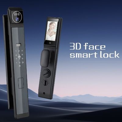 3D-Gesichtserkennung Smart Lock mit Videoanrufen und 4200 Mah wiederaufladbare Batterie
