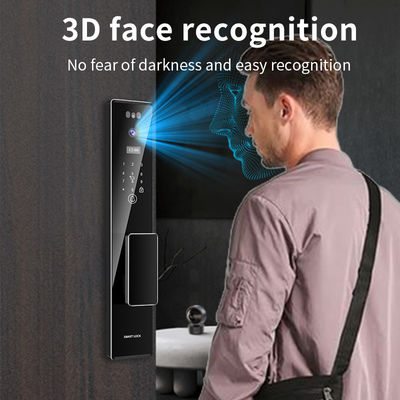 Digitale 13 Sprachen Face Door Lock Tuya App mit Video-Intercom