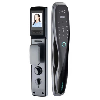 Qleung S928MAX vollautomatisiert Usmart Go Wifi Fernbedienung Türschloss Passwort Biometrischer Fingerabdruck Smart Door Lock