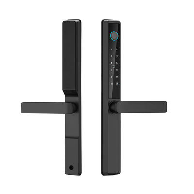 Outdoor Wasserdicht TTlock Tuya Wifi Smart Lock Karte Fingerabdruck Passwort Schiebe Aluminium Türschloss