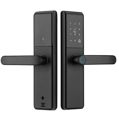 Qleung S851 Smart Home Türschloss Tuya APP Fernbedienung Fingerabdruck Passwort Karte Schlüssel Entsperren