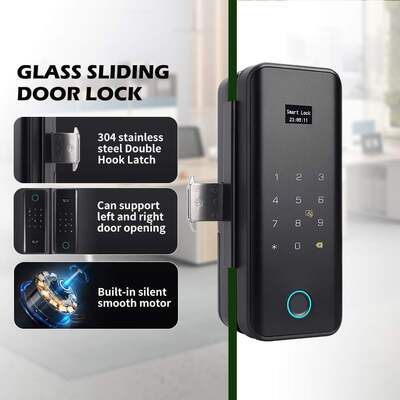 Tuya Smart App Gesichtskennung Biometrischer Fingerabdruck Smart Digital Door Lock mit Passwort und Karten-Eingabe